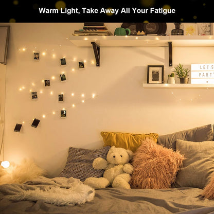 LED Fairy Lights - Photo Clip