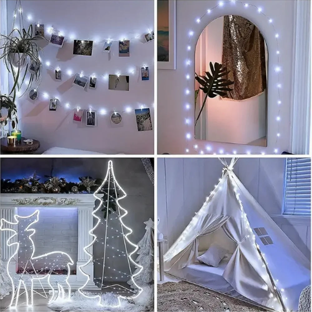 LED Fairy Lights - Photo Clip