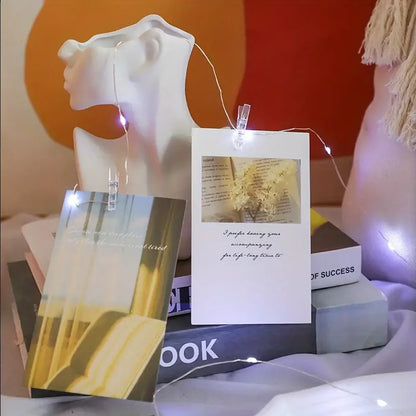 LED Fairy Lights - Photo Clip