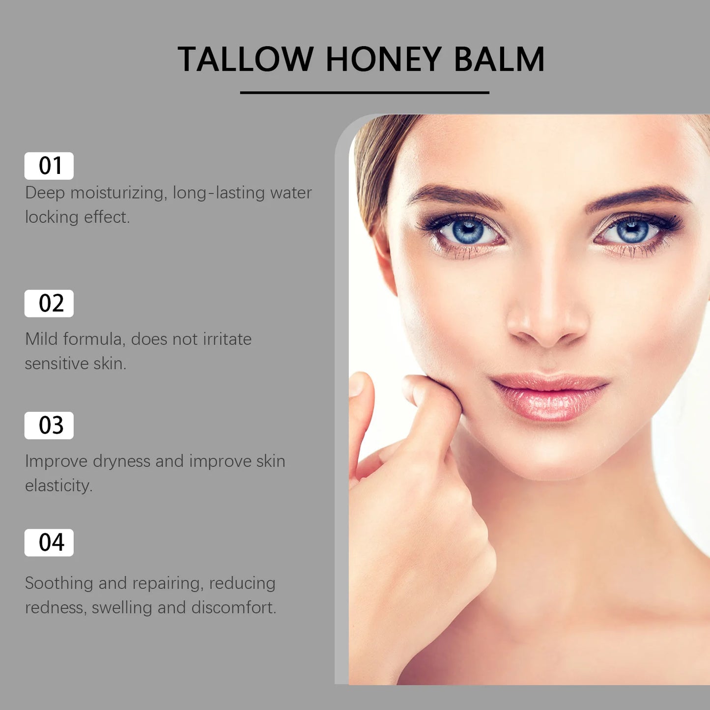 Beef Tallow Honey Balm