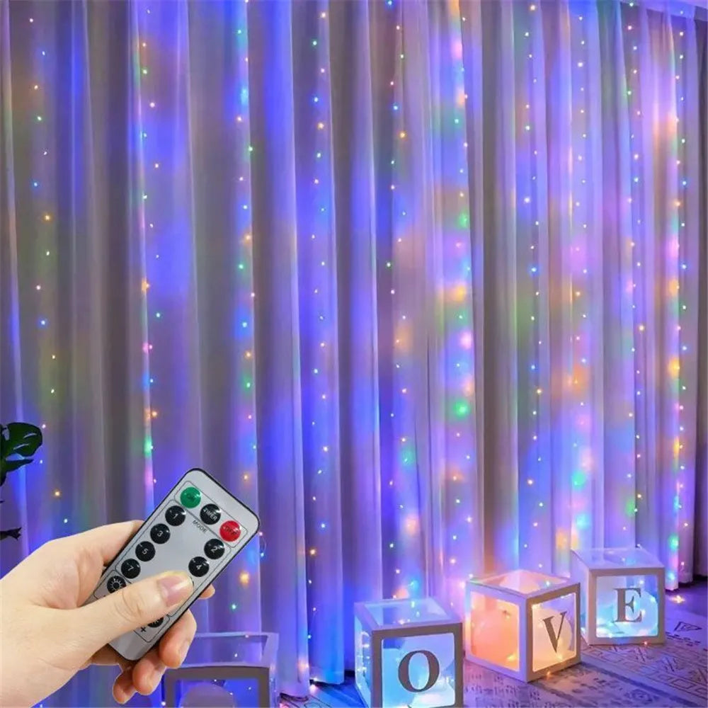Curtain LED String Lights