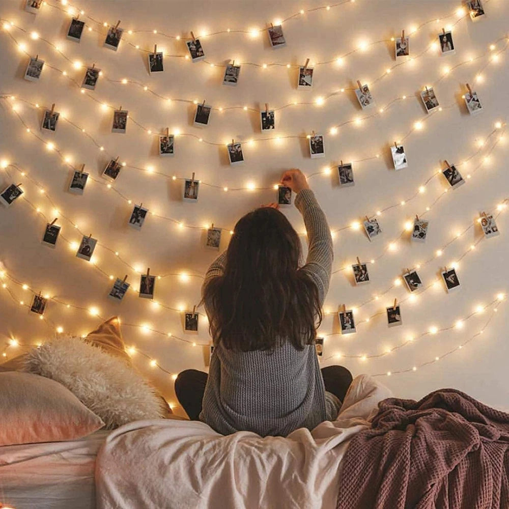 LED Fairy Lights - Photo Clip