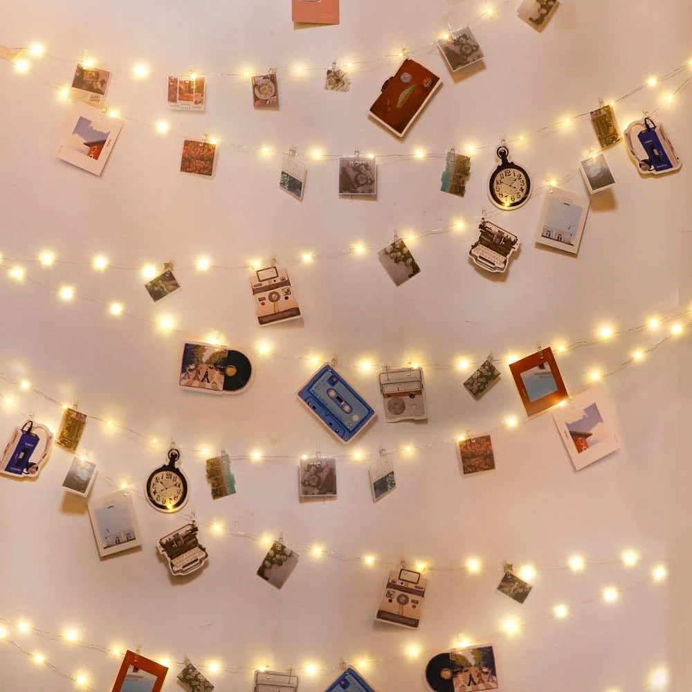 LED Fairy Lights - Photo Clip