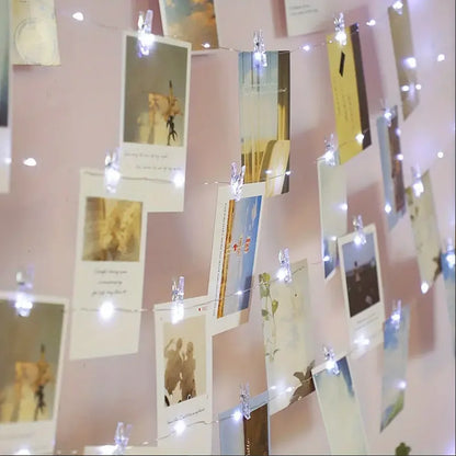 LED Fairy Lights - Photo Clip