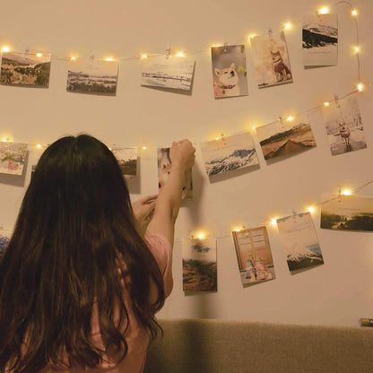 LED Fairy Lights - Photo Clip