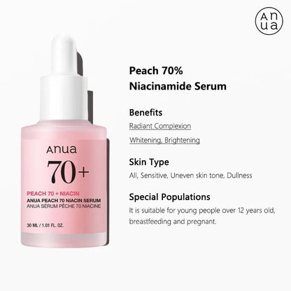 Anua 70 Niacinamide Face Serum