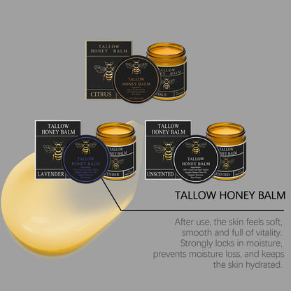Beef Tallow Honey Balm
