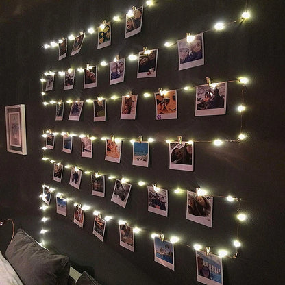 LED Fairy Lights - Photo Clip