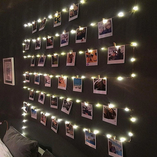 LED Fairy Lights - Photo Clip