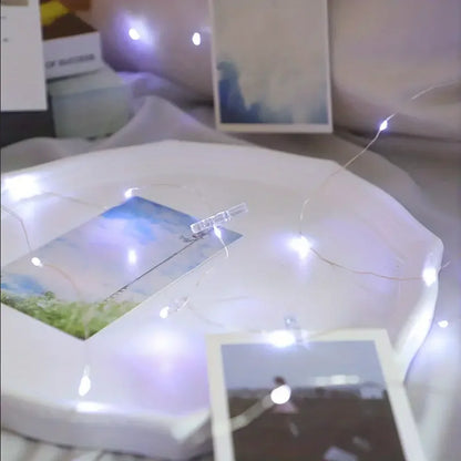 LED Fairy Lights - Photo Clip