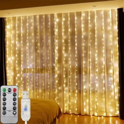 Curtain LED String Lights