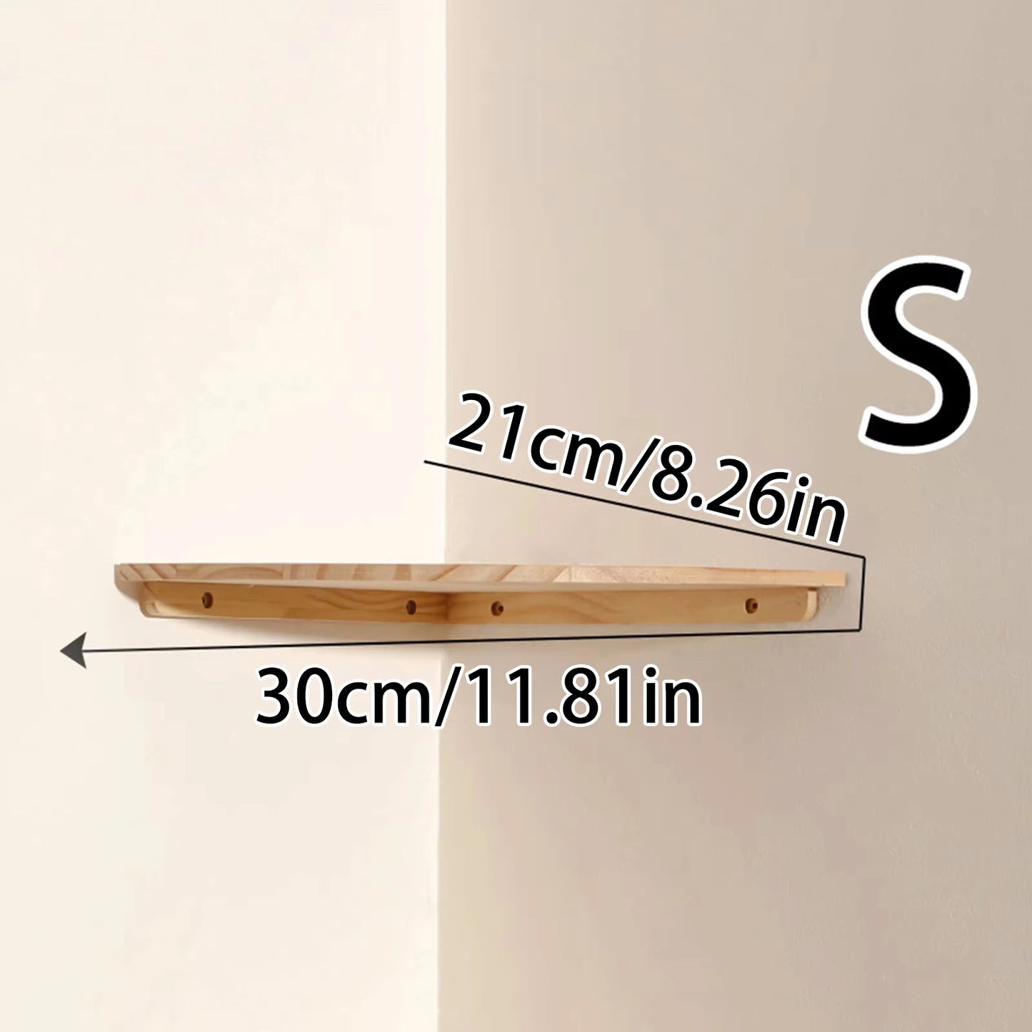 Corner floating Shelves