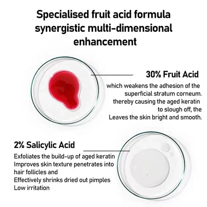 AHA 30%+BHA 2% Exfoliating Face serum