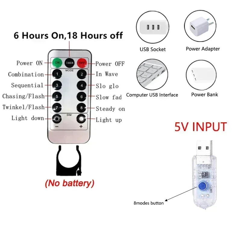 Fairy Curtain LED Lights