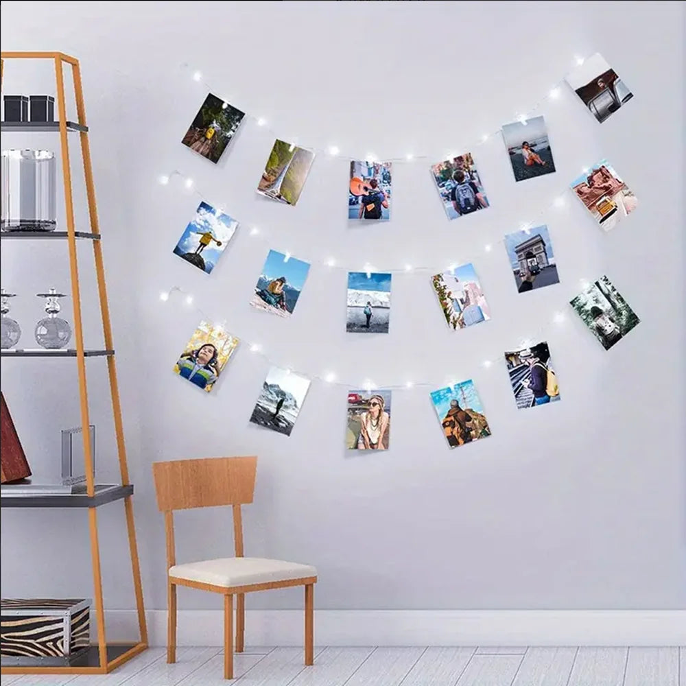 LED Fairy Lights - Photo Clip