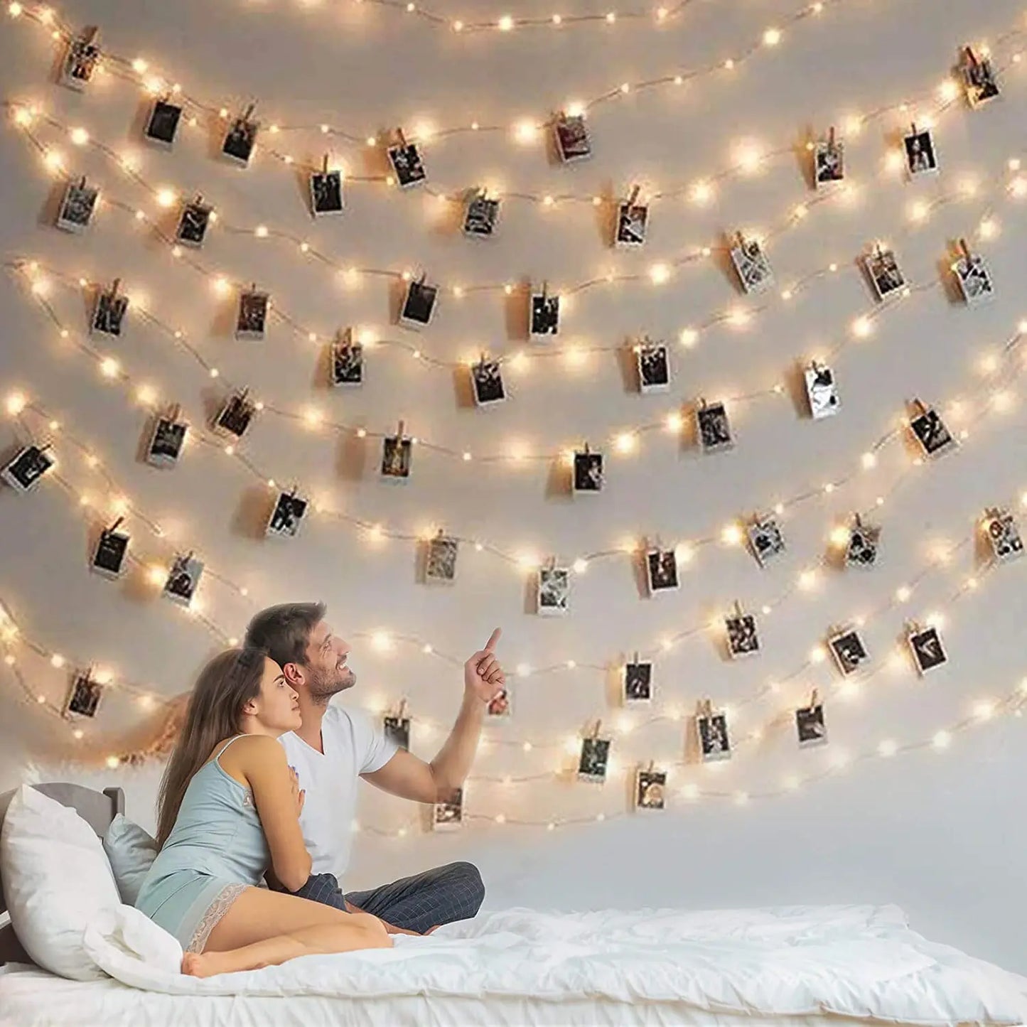 LED Fairy Lights - Photo Clip