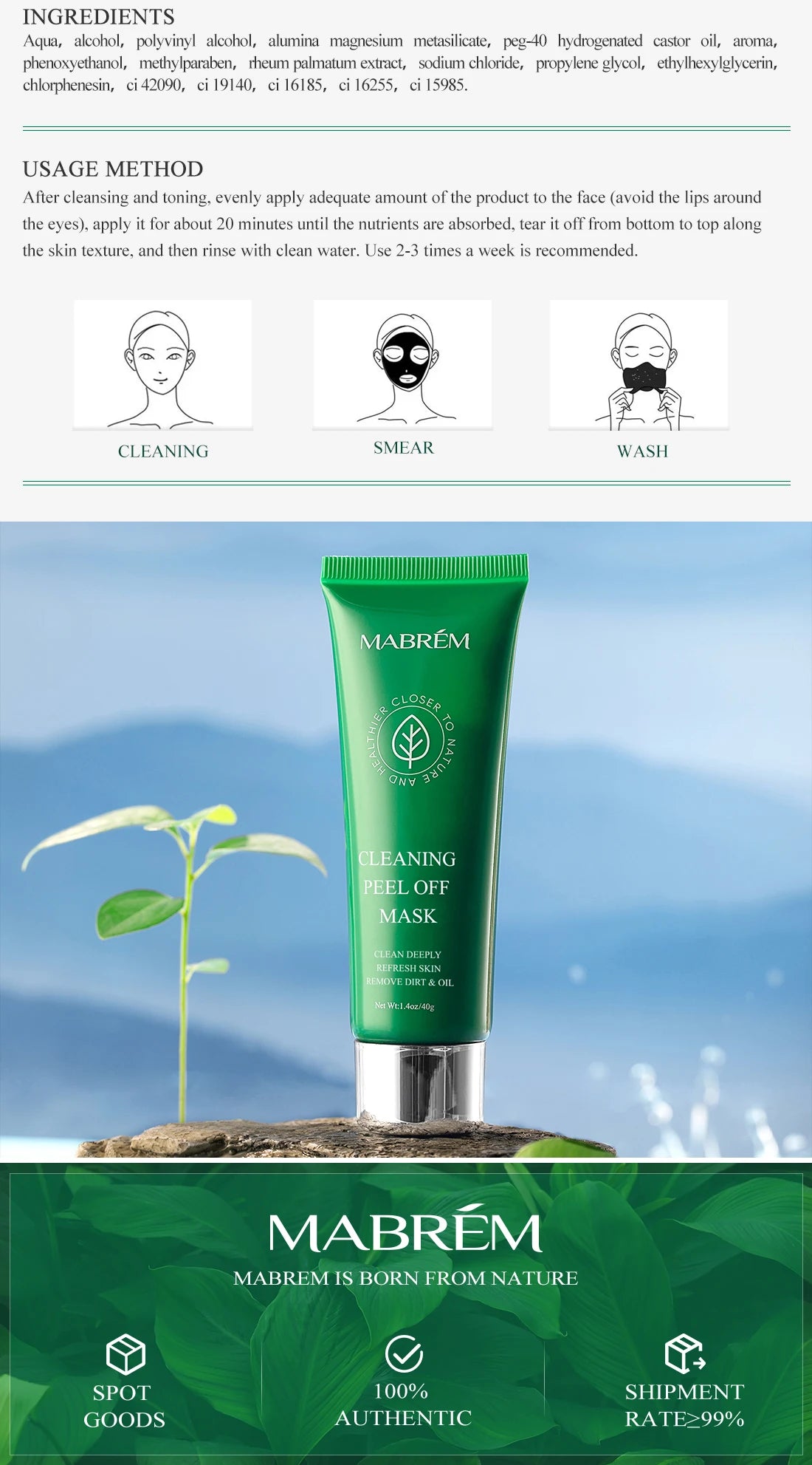 Blackhead Remover Mask