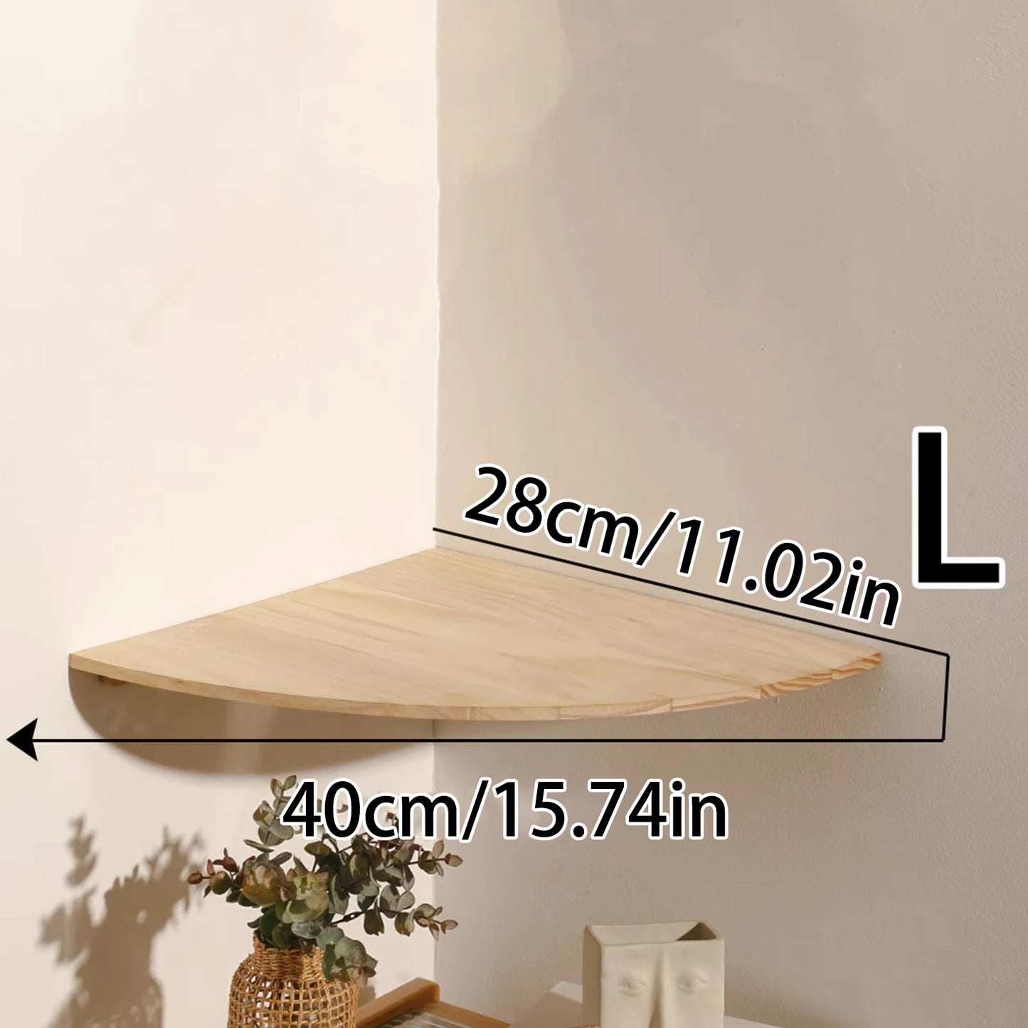 Corner floating Shelves