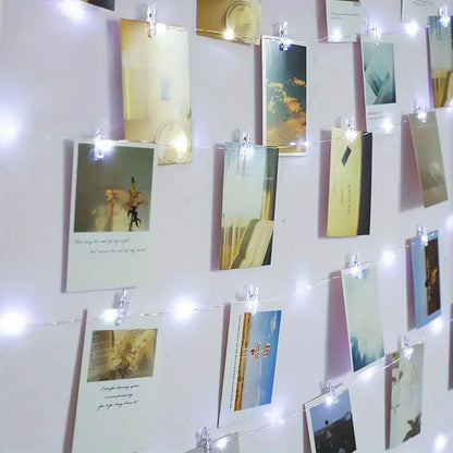 LED Fairy Lights - Photo Clip